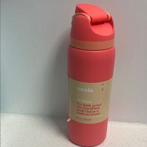 Owala Coral Insulated Bottle with Straw